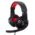 GEMBIRD sluchátka s mikrofonem GHS-U-5.1-01, gaming, 5.1 surround, černo-červená, USB