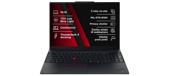 LENOVO NTB ThinkPad E16 G3 - Ultra7 255H,16" WUXGA,32GB,1TBSSD,IRcam,W11P