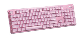 WG - Herní klávesnice WG, podsvícena, drátová, růžová WG - Herní klávesnice WG, podsvícena, drátová, růžová