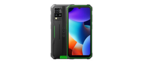 Rugged Smartphone Blackview BV4800 Pro 4G T606 4GB 128GB 5180-10W A14-D4, Black w Green [No Charger]