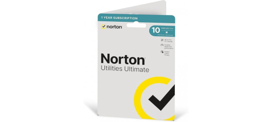NORTON UTILITIES ULTIMATE WL CZ 1 uživatel  10 zařízení 1 rok ESD