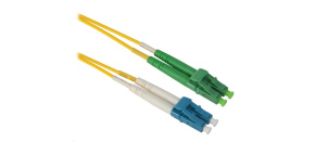 Duplexní patch kabel SM 9/125, OS2, LC(UPC)-LC(APC),  LS0H, 8m