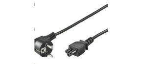 PREMIUMCORD Kabel napájecí 230V pro NTB (3pin, Schuko, trojlístek) 2m