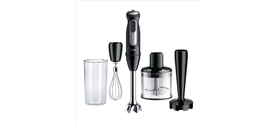 Braun MultiQuick 5 Pro ponorný mixér, 1000 W, 25 rychlostí + Turbo, ergonomická rukojeť, EasyClick Plus, černá