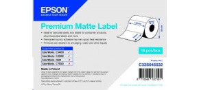 Epson label roll, normal paper, 102x76mm Epson label roll, normal paper, 102x76mm