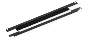 TRITON 19" průchozí panel 1U rozdělený horizontálně, kartáč, otvor 350 x 21 mm, černý TRITON 19" průchozí panel 1U rozdělený horizontálně, kartáč, otvor 350 x 21 mm, černý