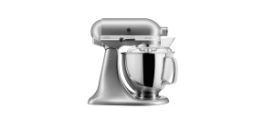 KitchenAid Artisan 5KSM175PSECU Kuchyňský robot - 10 rychlostí, planetární systém, celokovová konstrukce, stříbrná