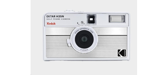 Kodak EKTAR H35N Camera Striped Silver