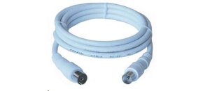 PREMIUMCORD TV kabel anténní propojovací 5m (koaxiální, M/F, 75 Ohm)