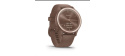 Garmin vívomove Sport pouzdro Ivory, silikonový řemínek Peach Gold