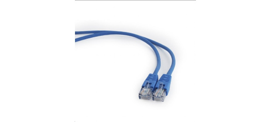 GEMBIRD kabel patchcord Cat5e UTP 0,25m, modrý