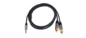 PREMIUMCORD kabel, Jack 3.5mm-2xCINCH M/M 3m