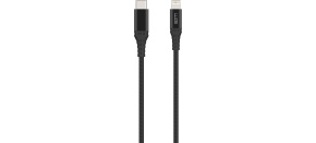 WG - Datový kabel Lightning MFi na Type-C, 1 metr, 3A, černá WG - Datový kabel Lightning MFi na Type-C, 1 metr, 3A, černá