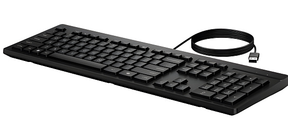 HP 125 G2 Wired USB Keyboard - ruská