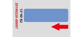 Niimbot štítky RP 12x40mm 155ks Blue pro D11 a D110 Niimbot štítky RP 12x40mm 155ks Blue pro D11 a D110