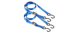 Master Lock Balení 2 ks (blistr) upínacích popruhů s pružinovou svorkou - 200cm - Master Lock Balení 2 ks (blistr) upínacích popruhů s pružinovou svorkou - 200cm -