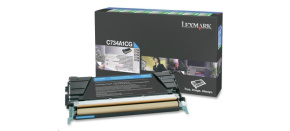 LEXMARK toner CYAN C734, C736, X734, X736, X738 na 6000 stran LEXMARK toner CYAN C734, C736, X734, X736, X738 na 6000 stran