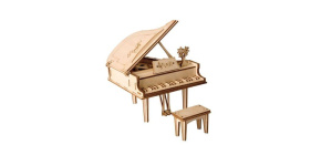RoboTime dřevěné 3D puzzle Velké piano