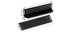 TRITON Nosné ližiny pro rozvaděč hloubky 800mm (A=380mm) - pár, černé