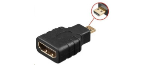 PREMIUMCORD Adapter HDMI Typ A samice - micro HDMI Typ D samec PREMIUMCORD Adapter HDMI Typ A samice - micro HDMI Typ D samec