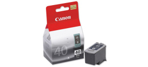 Canon CARTRIDGE PG-40 černá pro MP-150, MP-170, MP-450, PIXMA IP1x00, IP2x00, MP1x0, MP-210 (490 str.)