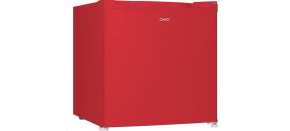 CHiQ CSD46D4RE minibar, 46 litrů, 2 přihrádky, 0 °C až +10 °C, 39 dB, červený