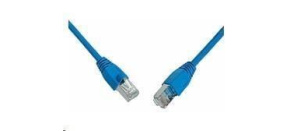 Solarix Patch kabel CAT5E SFTP PVC 1m modrý snag-proof C5E-315BU-1MB