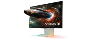 SAMSUNG MT LED LCD 27" Odyssey 3D (G90XF) - 3840x2160, 350Hz, IPS, HDR10+ Gaming, Konverze 2D->3D non-DRM video, 2xkamer
