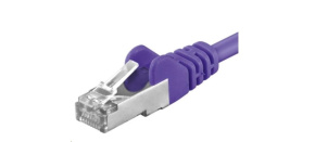 PREMIUMCORD Patch kabel CAT6a S-FTP, RJ45-RJ45, AWG 26/7 0,25m fialová PREMIUMCORD Patch kabel CAT6a S-FTP, RJ45-RJ45, AWG 26/7 0,25m fialová