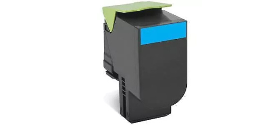 Lexmark CX410, 510 azurová podniková tonerová kazeta, 3000