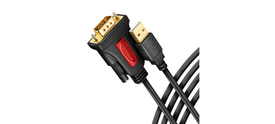 AXAGON ADS-1PSN, USB-A 2.0 - sériový RS-232 DB9-M Prolific adaptér / kabel 1.5m