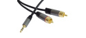 PREMIUMCORD kabel, Jack 3.5mm-2xCINCH M/M 3m
