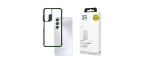 3mk ochranný kryt Satin Armor Case+ Green pro Samsung Galaxy A54 5G