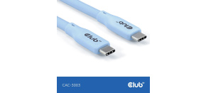 Club3D Kabel USB-C 4.0, 20Gbps, 4K60Hz, PD 240W, 2m, modrá Club3D Kabel USB-C 4.0, 20Gbps, 4K60Hz, PD 240W, 2m, modrá