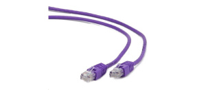 GEMBIRD kabel patchcord Cat5e UTP 0,25m, fialový GEMBIRD kabel patchcord Cat5e UTP 0,25m, fialový