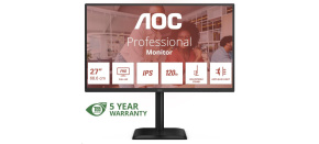 AOC MT 27" 27E4U - 1920x1080,IPS,120Hz,1xVGA,1xHDMI,1xDP,USBhub,Repro,Pivot