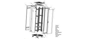 EUROCASE dveře pro rozvaděč GB 6842, přední+zadní