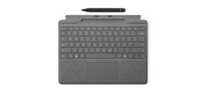 MS Surface Pro Keyboard + Pen Storage Con, Pen Storage, CoPilot Button, CZ, Platinum