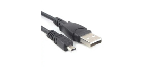 PREMIUMCORD Kabel USB 2.0 A-B mini, 8pinů, 2m Sanyo, Panasonic LUMIX