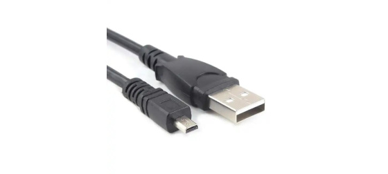 PREMIUMCORD Kabel USB 2.0 A-B mini, 8pinů, 2m Sanyo, Panasonic LUMIX