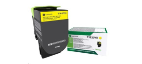 Lexmark C332HC0 Azurová vysokokapacitní tisková kazeta z vratného programu Lexmark C332HC0 Azurová vysokokapacitní tisková kazeta z vratného programu