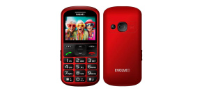 EVOLVEO EasyPhone XS, mobilní telefon pro seniory, červená EVOLVEO EasyPhone XS, mobilní telefon pro seniory, červená