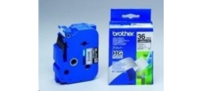 BROTHER HGE261V5 Labelling Supplies, 36mm Black/White (5 pcs Pack) High Grade Tape BROTHER HGE261V5 Labelling Supplies, 36mm Black/White (5 pcs Pack) High Grade Tape