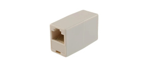 WG - Spojka kabelů typu RJ45 / white WG - Spojka kabelů typu RJ45 / white
