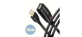 AXAGON ADR-210 USB2.0 Aktywny kabel przedłużający / repeater kabel, 10m AXAGON ADR-210 USB2.0 Aktywny kabel przedłużający / repeater kabel, 10m