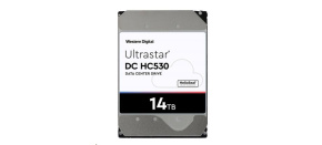 Western Digital Ultrastar® HDD 14TB (WUH721414AL5204) DC HC530 3.5in 26.1MM 512MB 7200RPM SAS 512E SE P3 (GOLD SAS)