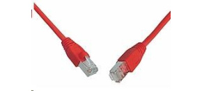 Solarix Patch kabel CAT5E SFTP PVC 2m červený snag-proof C5E-315RD-2MB