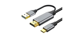 PREMIUMCORD Adaptér HDMI 2.0 na USB-C, 4K@60Hz, 2m