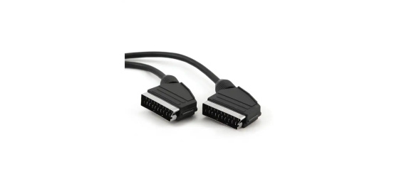 GEMBIRD SCART kabel 1.8 m, samec–samec, pro AV propojení (M/M)