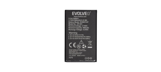 EVOLVEO originální baterie 900 mAh pro EasyPhone XG (EP-650)